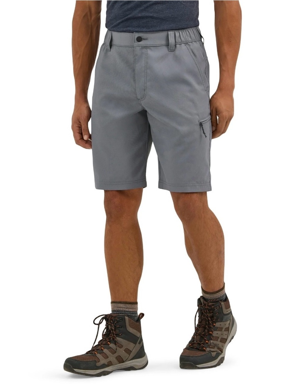 Wrangler Men's and Big Men's Outdoor Performance Side Elastic Waist Short